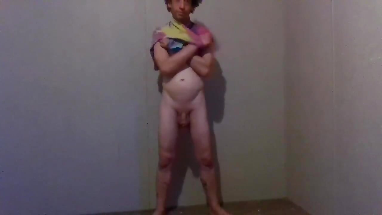 Trying Clothes; Playing, Dressing and Undressing - Tye Dye T-shirt Pt 15