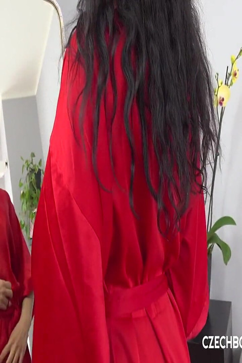 Woman Pleases Her Man with New Lingerie