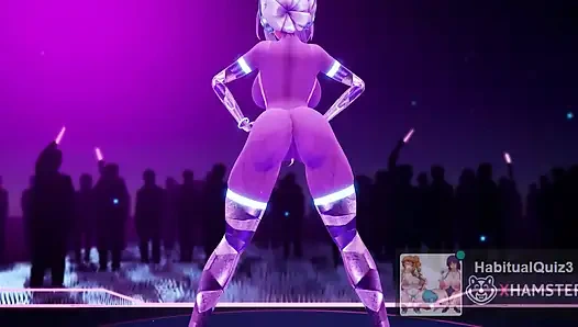 mmd r18 Super bunny butt Bass Knight will hart ficken, keine gnade 3d-hentai