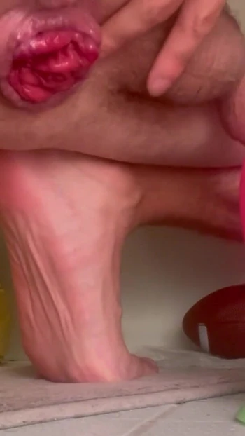 Powerful moment from "Extreme prolapse and punch fisting sissy twinks rosebud"