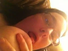sucking my nipple