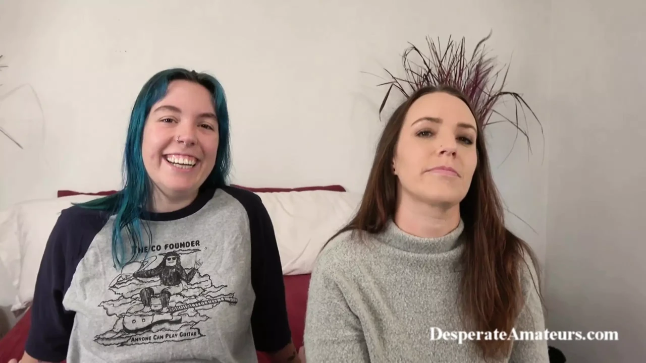 Casting Desperate Amateurs Alisha Olivia and Milo getting their tight pussies pounded hard