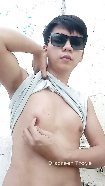 Pinoy Cyclist at Construction Site