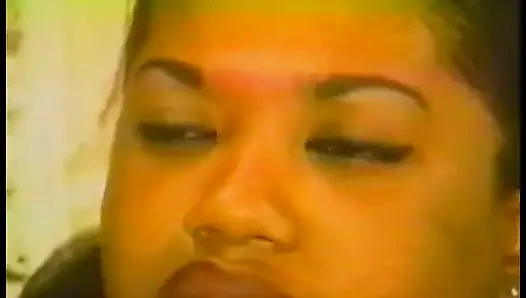 Pretty ebony chick Portia Cauldwell leaped to meat with horny white gentleman