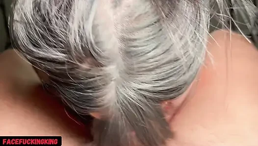 Kitty Cam Sloppy Spit Covered Deepthroat Blowjob