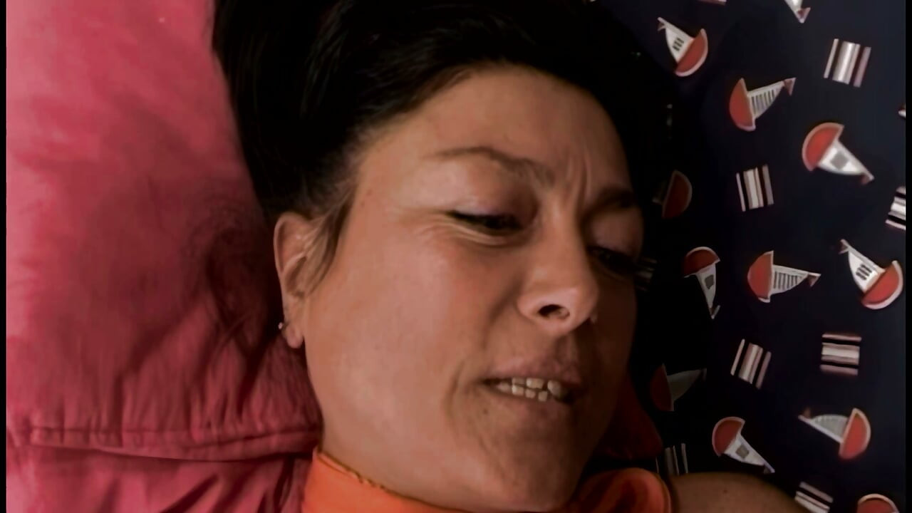 The Young Girl Stretches Out the MILF's Pussy with Her Hand