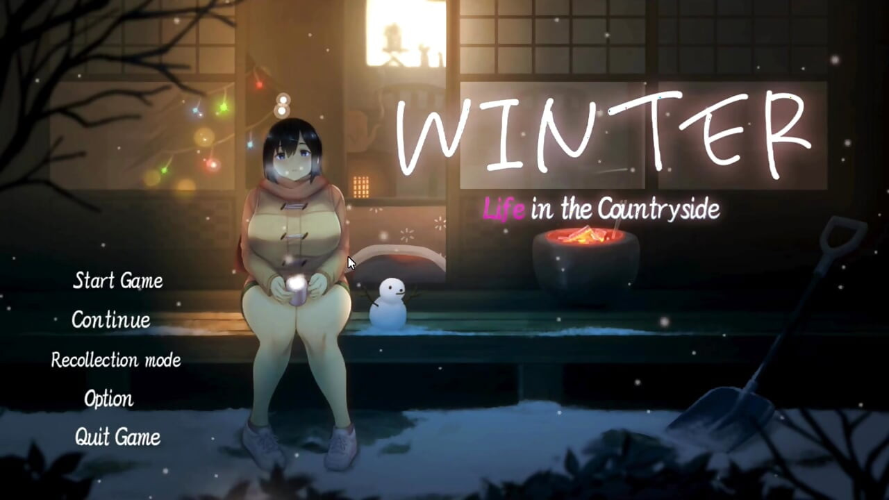 Hentai Game – Busty Girl with Huge Tits and Ass Gets Smashed in Winter