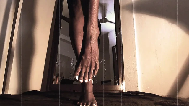Feet, Legs and Ass Tease