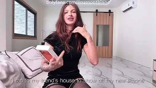 Meine unschuldige stiefmutter hat mich für ein neues iphone ficken lassen