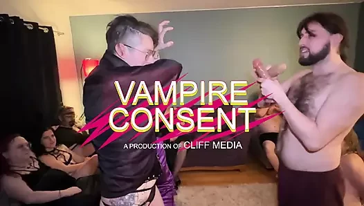 Vampires Learning Consent: Queer Rope and BDSM Orgy - Cliff Media
