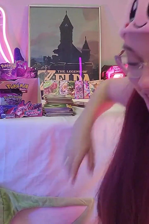 Boobs and Game Card Pulls Topless