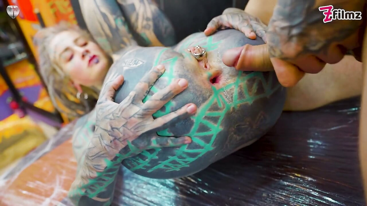 Anuskatzzz Mess up My Tattoo and Get Fucked Anal