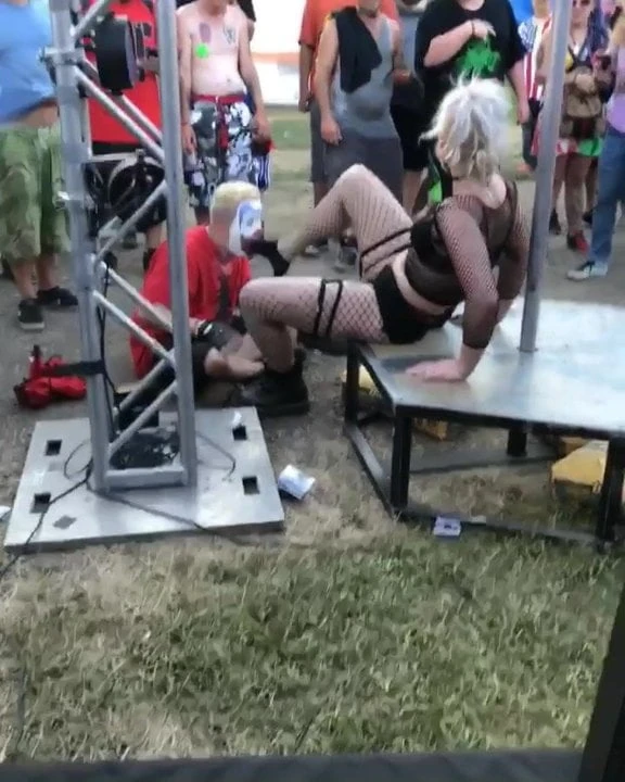 Foot Worshiping by FlipFlop The Clown