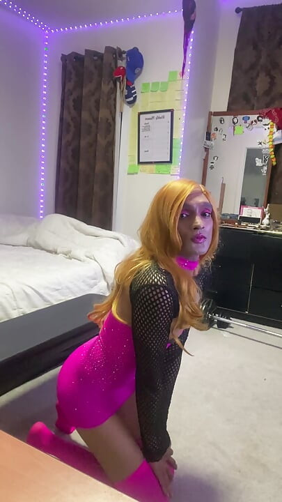 HOT INDIAN FEM BY BARBIE DOLL CROSSDRESSER BLONDE