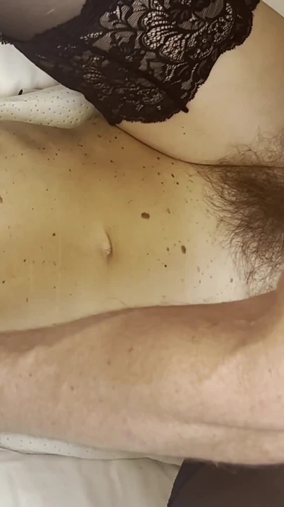Stunning moment from "Hot mature MILF with super hairy bush bedroom fuck compilation"