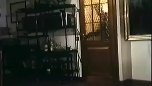 Vintage Group Sex of Two Sluts with Hairy Pussy Fucked and Cummed by Rocco Siffredi and Monster Black Cock