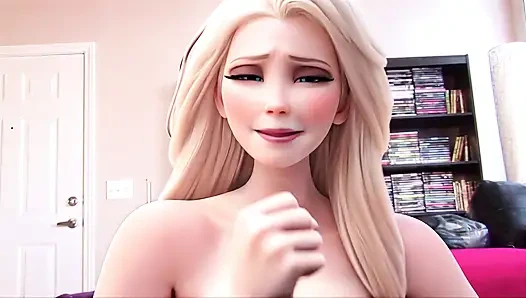 Elsa lost her mind and became a horny slut JOI
