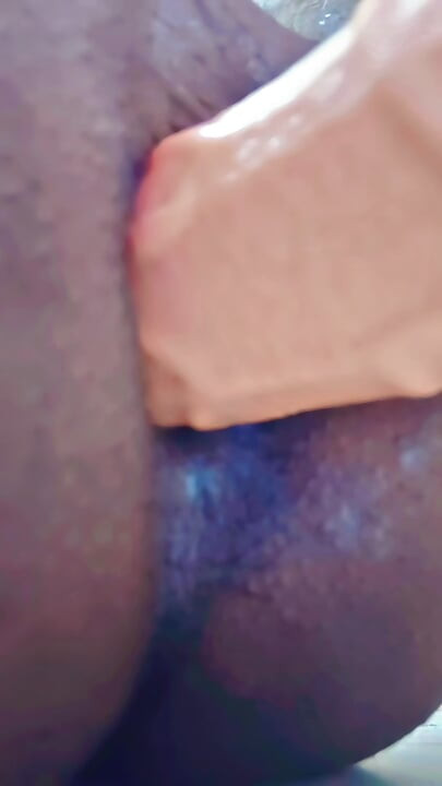 Ass close-up solo hardcore fucking