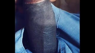 Pau preto massagem e masturbação