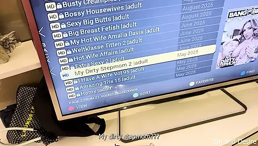 Üvey anne üvey oğlunu üvey anne pornosu izlerken yakaladı