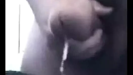 Girthy rod döl fışkırarak boşalıyor