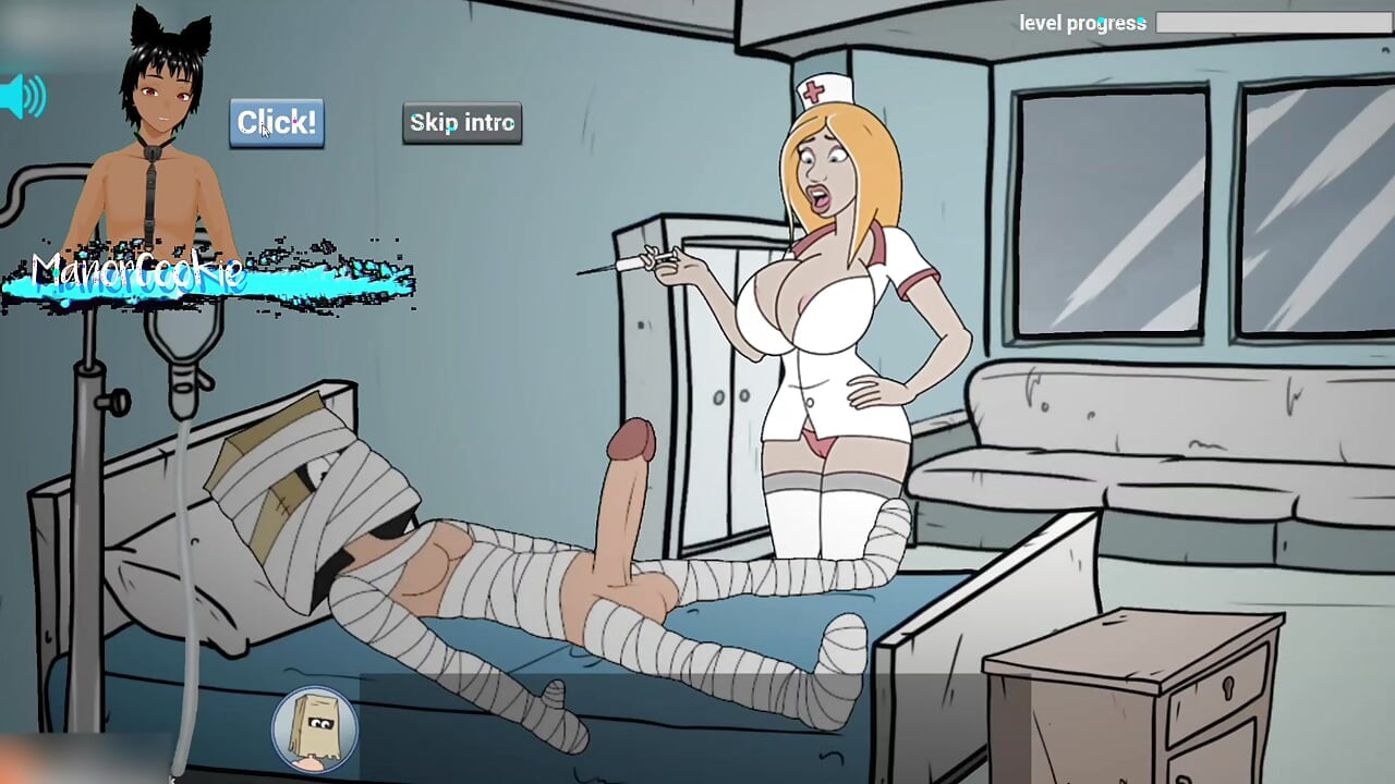 Fuckerman Hospital - Time for my checkup and to see some sexy nurses with big asses and tits!