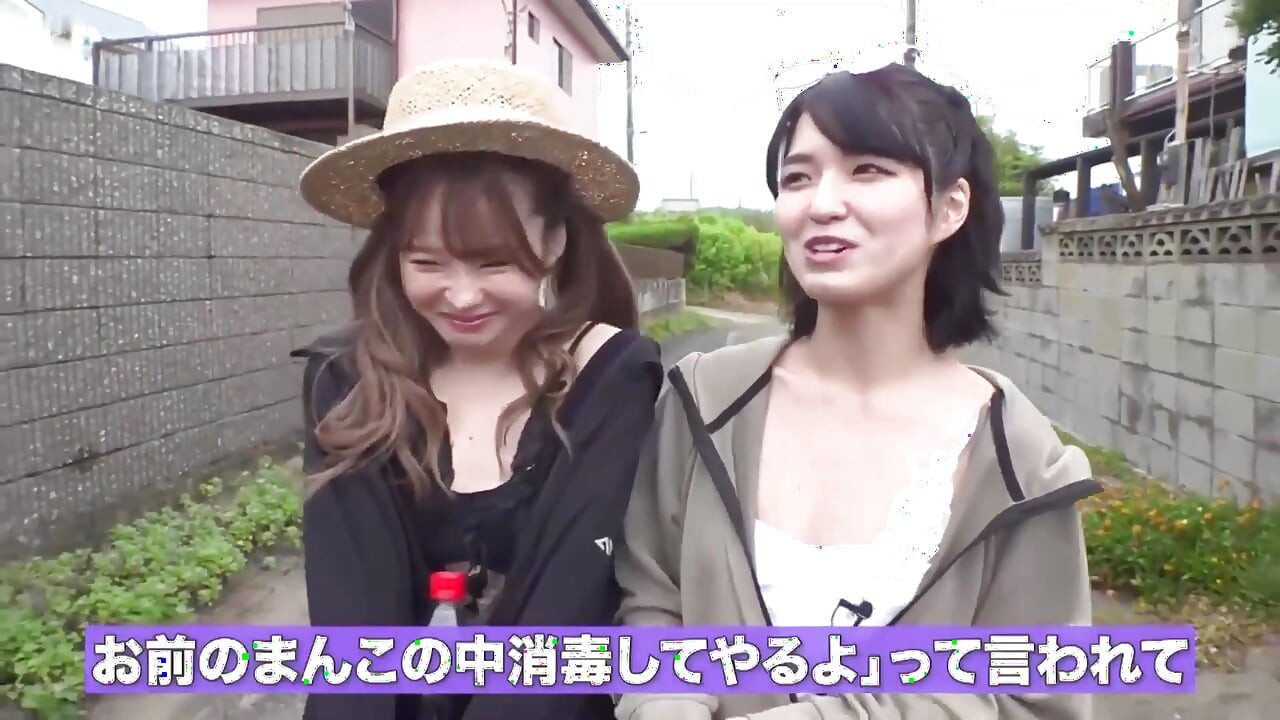 Sex with Two Girls in a See-through House on the Beach. Part.2