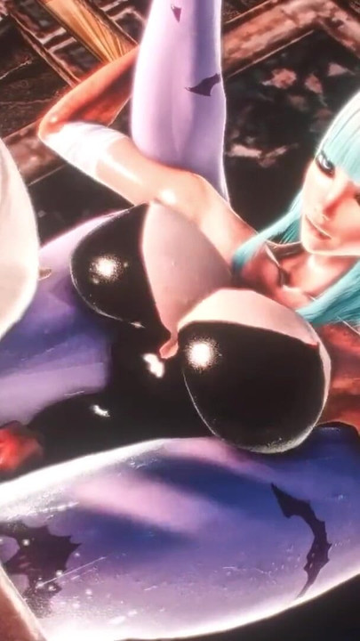 Minnesvärt ögonblick från "Morrigan Aensland i Electron Temple (Del 2) Animering"
