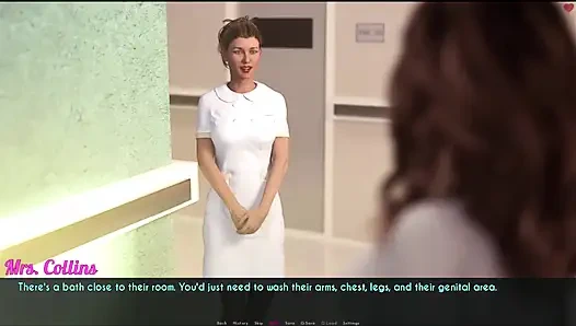 AWAM #15 - Sophia had to bath the old guys...Nathalie and Sophia had a sexy moment