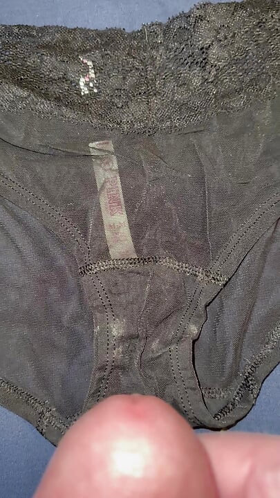 Cum on wife’s panties 28