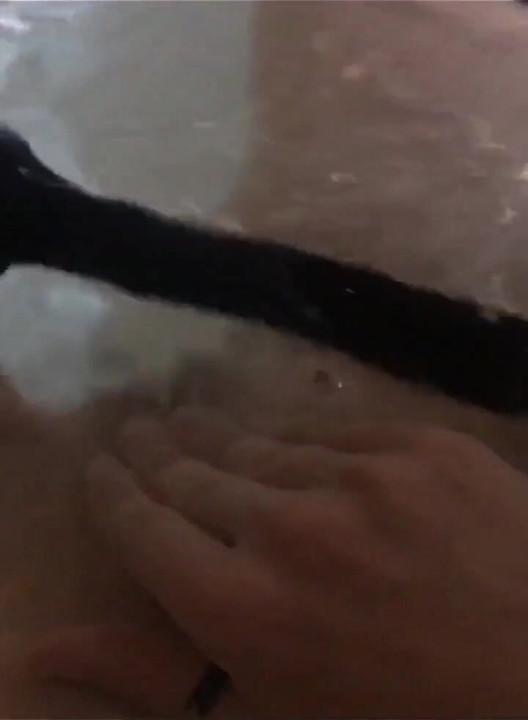 Asian Feet and Pussy in a Bathroom