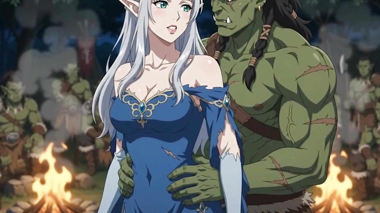 Captured by the Orc Warlord Elf Princess's Forbidden Night