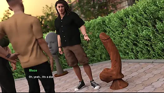 De Bauchery'nin adımları 33 dekan riley'i parkta sikiyor