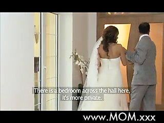 STEP MOM Wife to be get fucked at her wedding