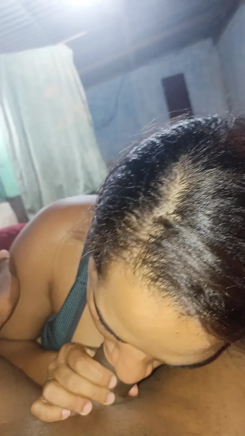My wife giving blowjob