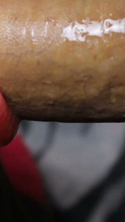 very close-up of plunging a penis into a wet mouth | Clip 1