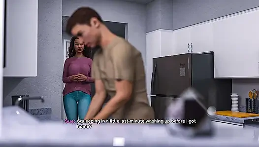 Üvey Annemin Yeni Sahte Göğüslerini Gördükten Sonra Yatağıma Sert Geldim - Sürtük Rüyam Bölüm 2