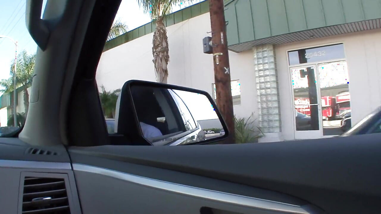 Delicious brunette fucked and jizzed on shaved pussy