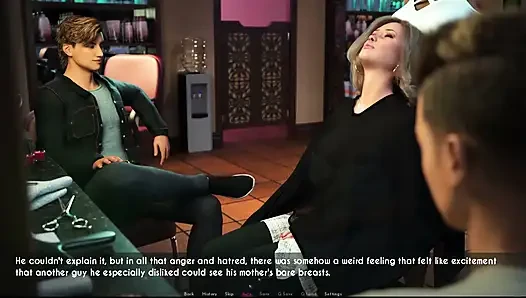 Awam Sophia Showed Her Boob in the Hairsalon.
