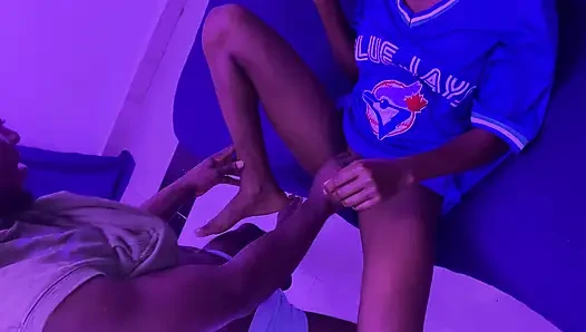 Ebony Babe Takes Huge Black Cock