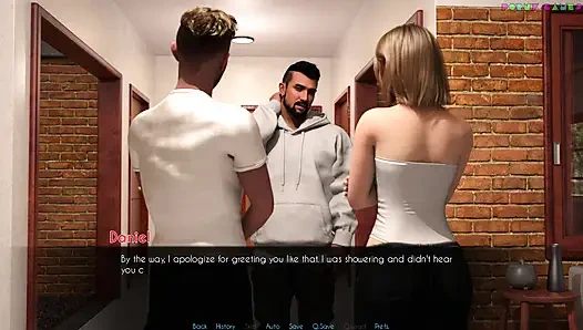 Счастливо после от Escovic Games - жена встречает моего друга с большим черным членом 1