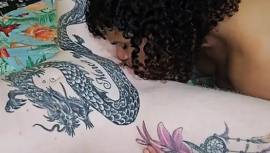 ON MY VIDEO CALL, THE FRIEND WAS EXCITED AND MADE ME CUM IN THE DILDO