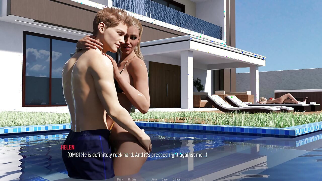 saajha ichchha: pool dvara bikni men seksi hot patniyan - episod 10