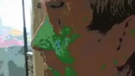 Ehemann teilt seine schöne ehefrau