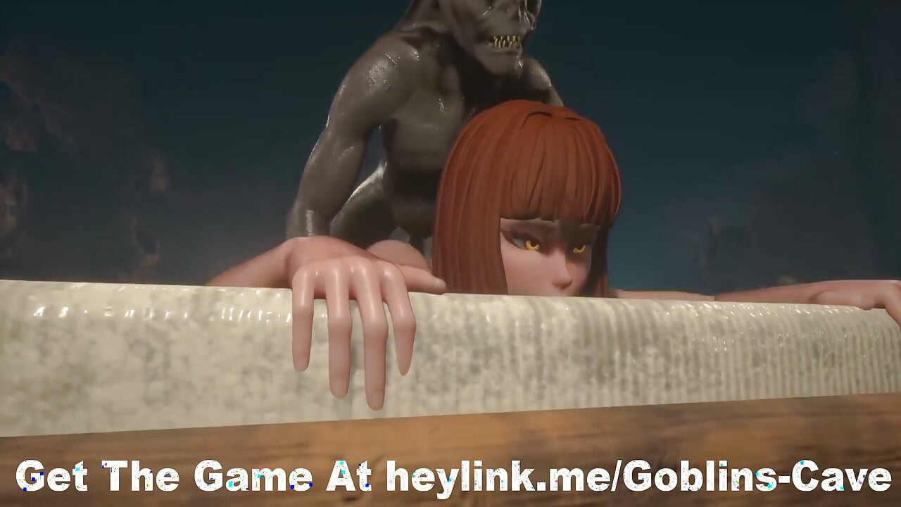 Goblins Cave Ordeal: Hot MILF Bent Over & Anally Wrecked Doggy Style