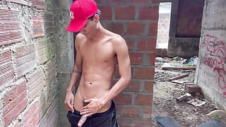 masturbation at abandoned home after urinating