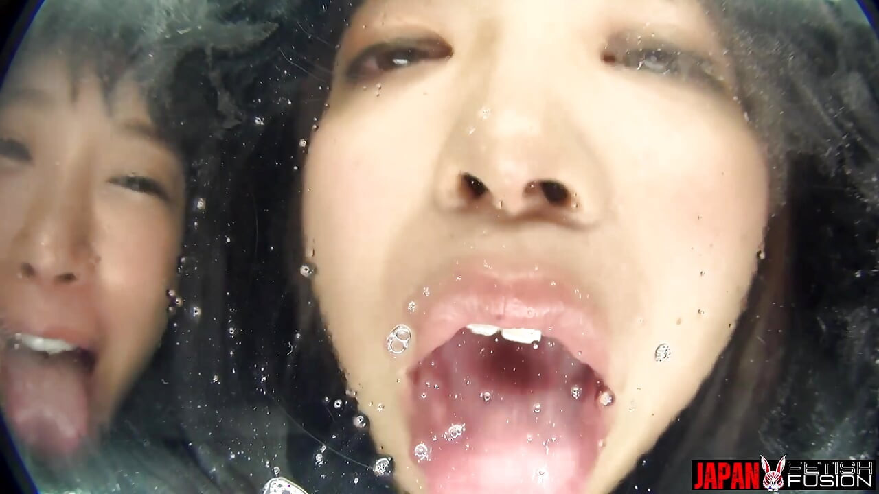 Double Virtual Lesbian Kisses - Arisa Hanyu & Yuka Asami