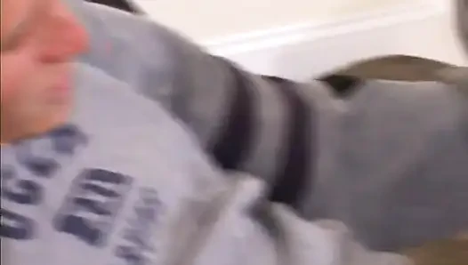 Geiles teen genießt harten schwanz