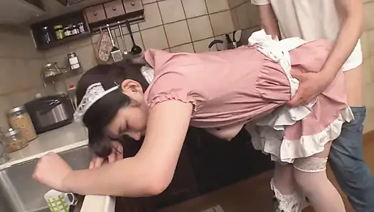 Ryoka sakurai si pembantu seksi yang lagi sange berat