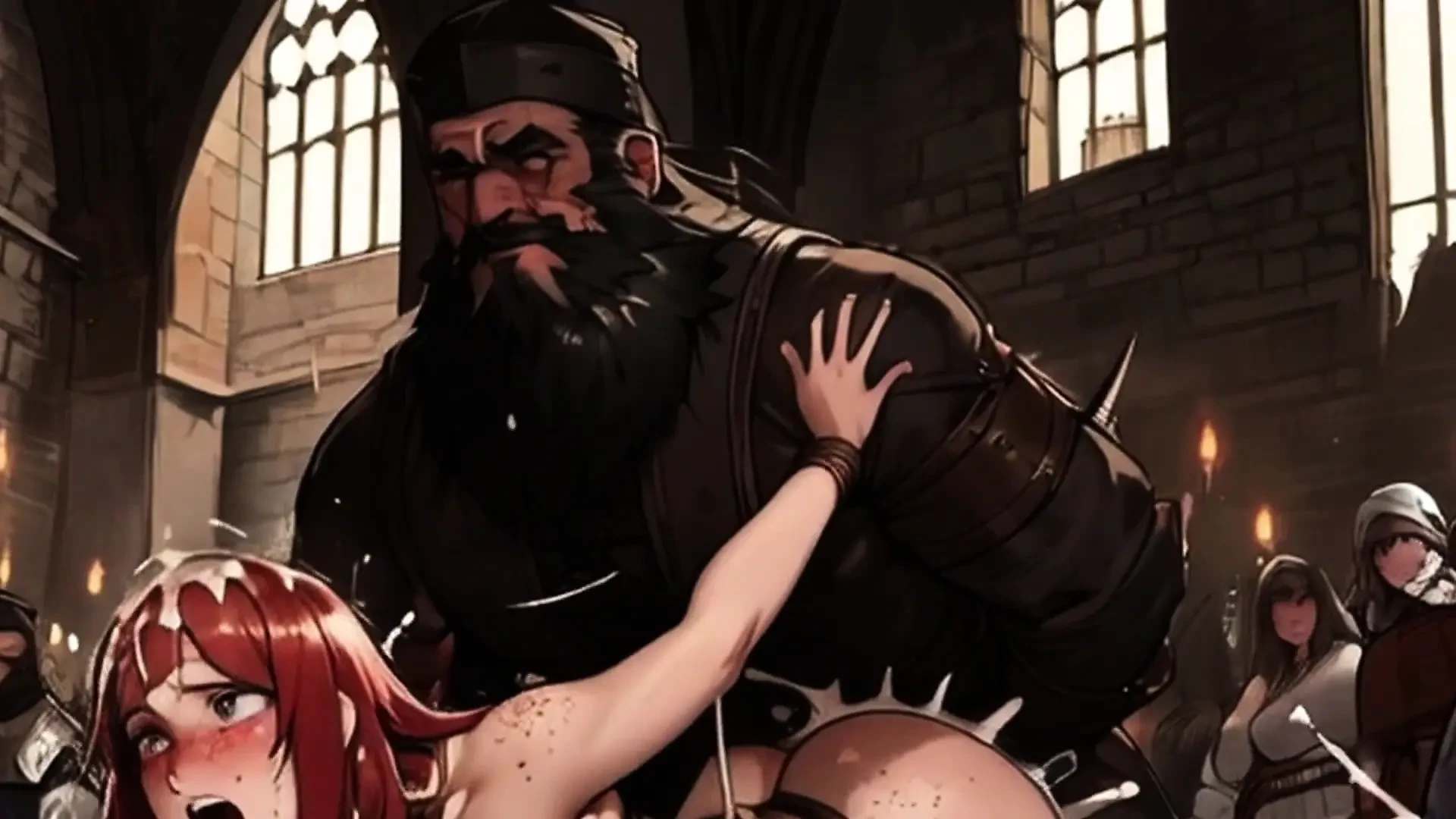 Muslim Warriors Rough Fuck Medieval European Beauties In The Streets In Spicy Toons: When The Moors Conquered Europe 2